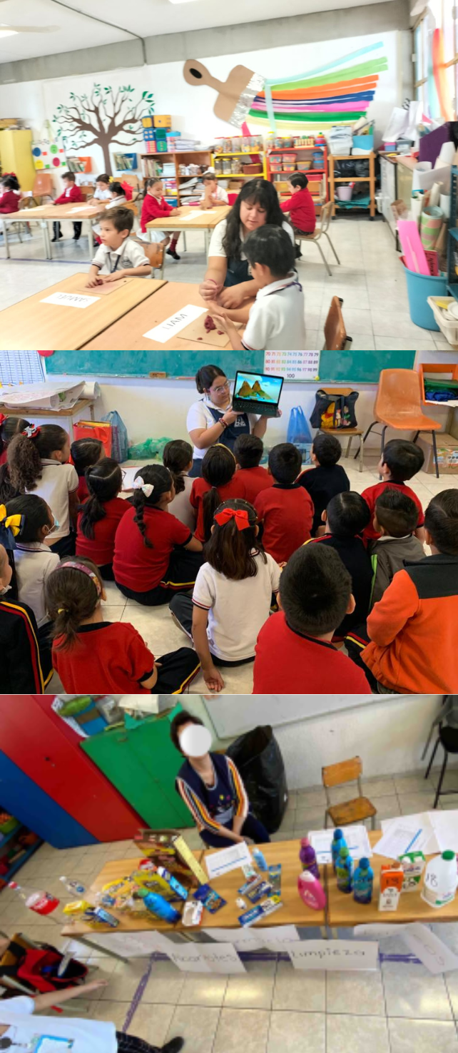 Figura 3. Practicantes implementando Actividades